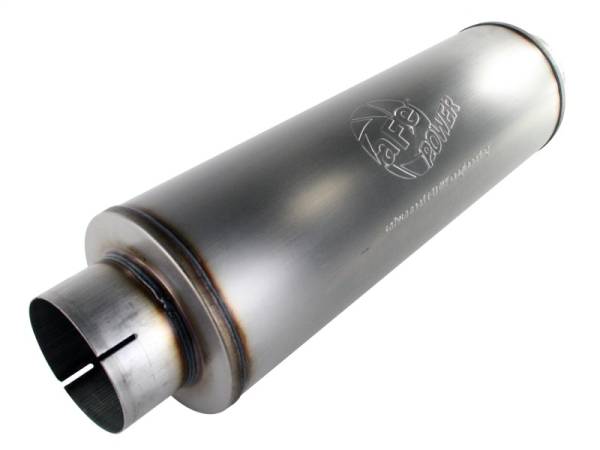 aFe - aFe MACHForce XP Exhausts Mufflers SS-409 EXH Muffler 5 ID In/Out 8 Dia