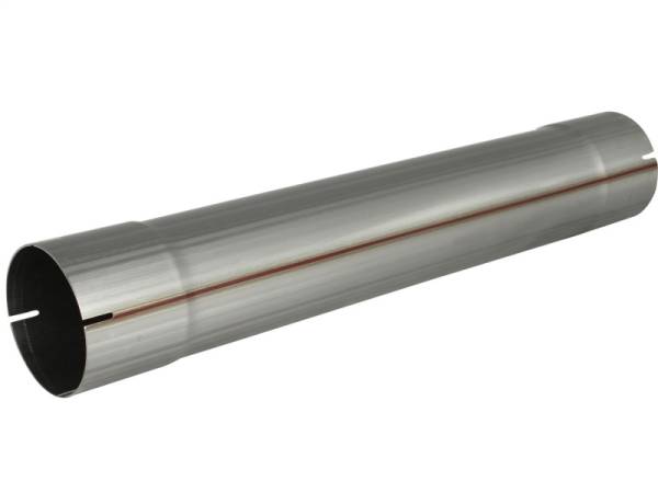 aFe - aFe Power MachForce XP Mufflers 5in T409 Stainless Steel Exhaust Muffler Delete Pipe