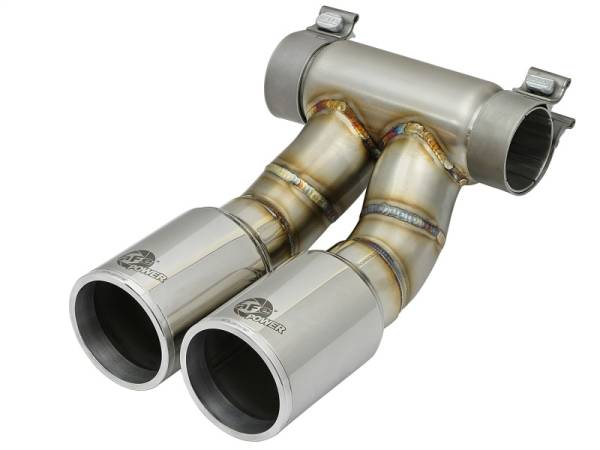 aFe - aFe Power 13-14 Porsche Cayman S / Boxster S Polish Exhaust Tip Upgrade