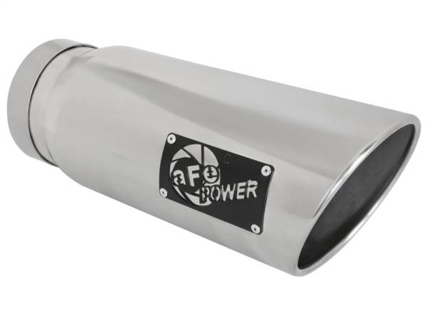 aFe - aFe MACHForce-Xp 5in Inlet x 6in Outlet x 15in length Polished Exhaust Tip