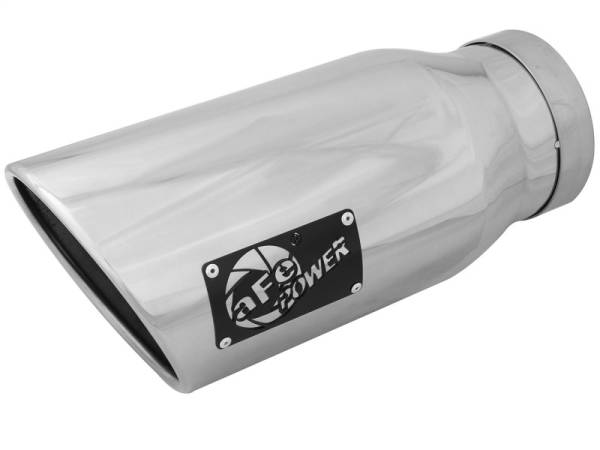 aFe - aFe MACH Force-Xp 5in Inlet x 7in Outlet x 15in length 304 Stainless Steel Exhaust Tip