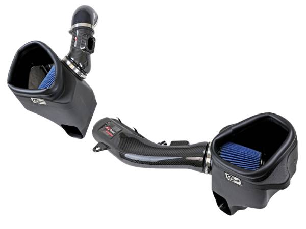 aFe - aFe Track Series Stg 2 Carbon Fiber Intake w/Pro 5R Media 15-20 BMW M3/M4(F80/82/83) L6-3.0L(tt) S55