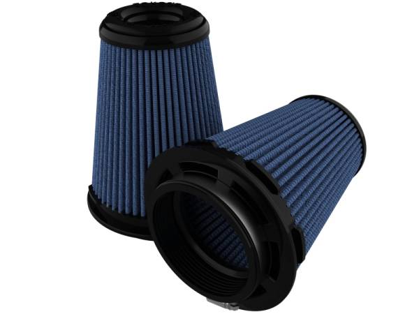 aFe - aFe Takeda Intake Replace Air Filter w/Pro 5R Media (Pair) 3.5in F / 5in B / 3.5in T (Inv) / 6in H