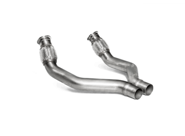 Akrapovic - Akrapovic Link pipe set (SS) - for Akrapovic aftermarket exhaust system - L-AU/SS/3