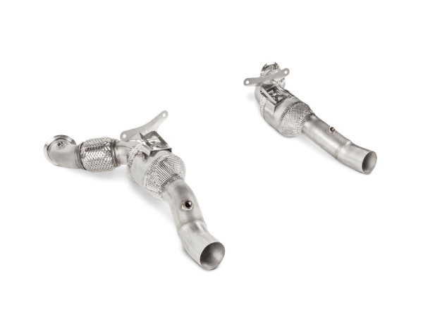 Akrapovic - Akrapovic Link Pipe Set w Cat (SS) - L-FE/SS/1