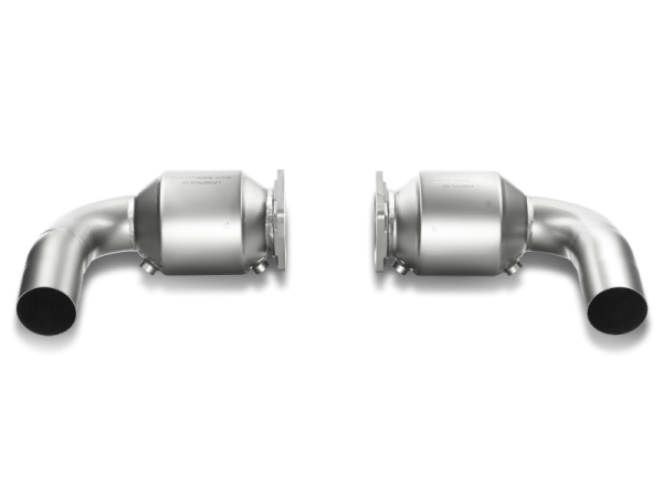 Akrapovic - Akrapovic Link pipe set (100 cpsi cats, Titanium) - L-PO997TFLS-100