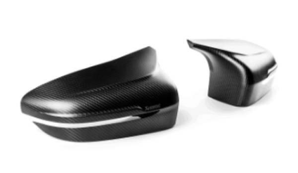 Akrapovic - Akrapovic Carbon Fiber Mirror Cap Set - Matte - WM-BM/CA/3/M