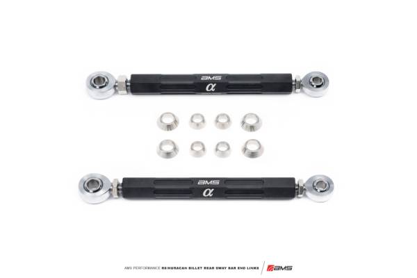 AMS - AMS 2017+ Audi R8 / 2015+ Lamborghini Huracan Billet Rear Sway Bar End Links - ALP.37.11.0011-1