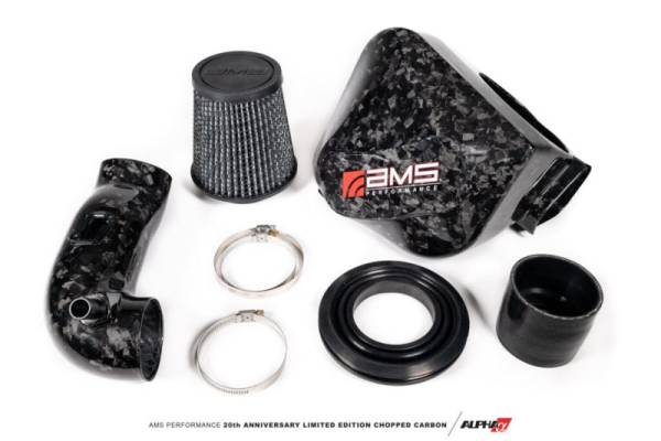 AMS - AMS Performance 2020+ Toyota Supra A90 Chopped CF Cold Air Intake System (Does Not Fit w/ Strut Bar) - AMS.38.08.0001-2