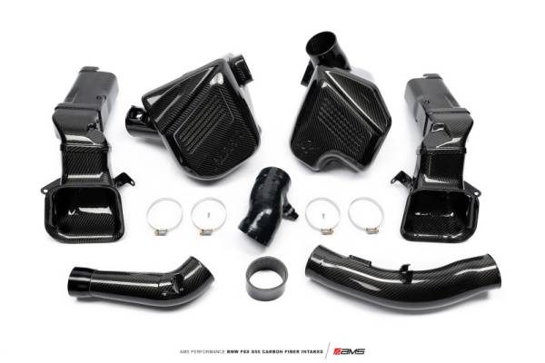 AMS - AMS Performance 15-18 BMW M3 / 15-20 BMW M4 w/ S55 3.0L Turbo Engine Carbon Fiber Intake - AMS.39.08.0001-1