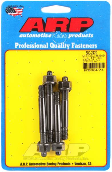 ARP - ARP Moroso 64919 Dual Return Spring w/ 1in Spacer Plate Pro Series Carb Stud Kit