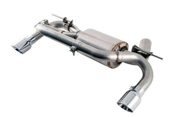 AWE Tuning - AWE Tuning BMW F3X 335i/435i Touring Edition Axle-Back Exhaust - Chrome Silver Tips (90mm)