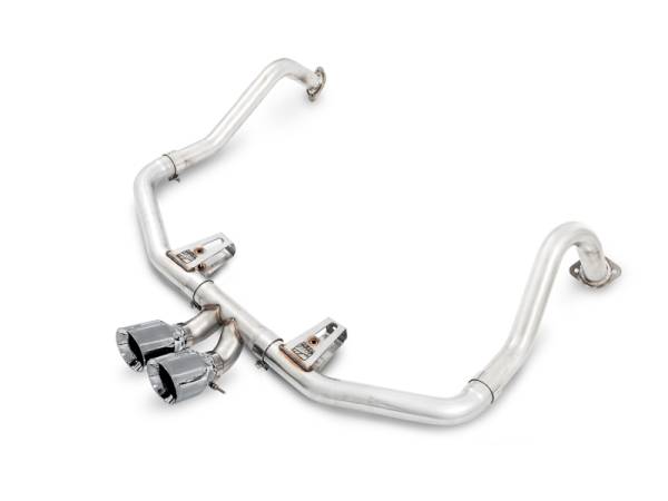 AWE Tuning - AWE Tuning Porsche 718 Boxster / Cayman Track Edition Exhaust - Chrome Silver Tips