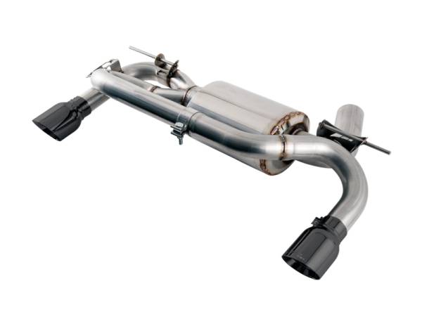 AWE Tuning - AWE Tuning BMW F3X 340i Touring Edition Axle-Back Exhaust - Diamond Black Tips (90mm)