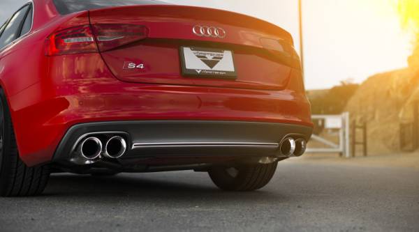 AWE Tuning - AWE Tuning Audi B8.5 S4 3.0T Touring Edition Exhaust System - Chrome Silver Tips (102mm)