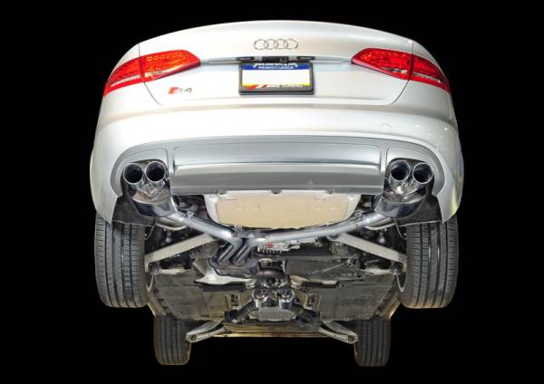 AWE Tuning - AWE Tuning Audi B8 / B8.5 S4 3.0T Touring Edition Exhaust - Chrome Silver Tips (90mm)