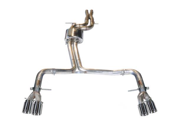 AWE Tuning - AWE Tuning Audi B8.5 S5 3.0T Track Edition Exhaust - Chrome Silver Tips (90mm)