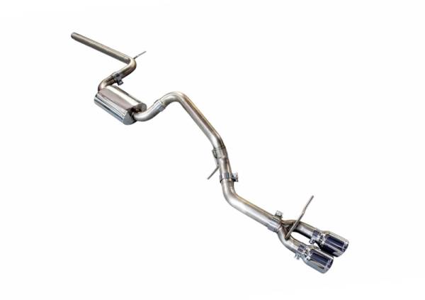 AWE Tuning - AWE Tuning VW MK7 Golf SportWagen Touring Edition Exhaust w/Chrome Silver Tips (90mm)