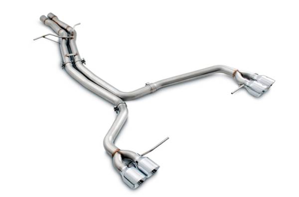 AWE Tuning - AWE Tuning Porsche Macan Touring Edition Exhaust System - Chrome Silver 102mm Tips