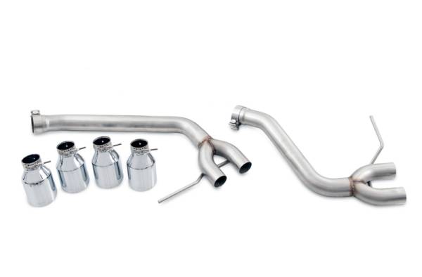 AWE Tuning - AWE Tuning Porsche Macan Track Edition Exhaust System - Chrome Silver 102mm Tips