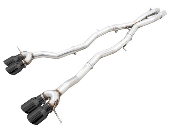 AWE Tuning - AWE Track Edition Catback Exhaust for BMW G8X M3/M4 - Diamond Black Tips