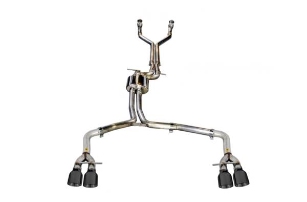 AWE Tuning - AWE Tuning Audi C7 / C7.5 S6 4.0T Track Edition Exhaust - Diamond Black Tips