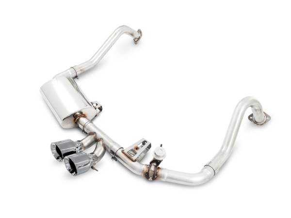 AWE Tuning - AWE Tuning Porsche 718 Boxster / Cayman SwitchPath Exhaust (PSE Only) - Chrome Silver Tips