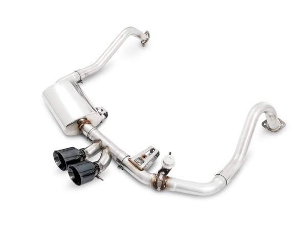 AWE Tuning - AWE Tuning Porsche 718 Boxster / Cayman SwitchPath Exhaust (PSE Only) - Diamond Black Tips