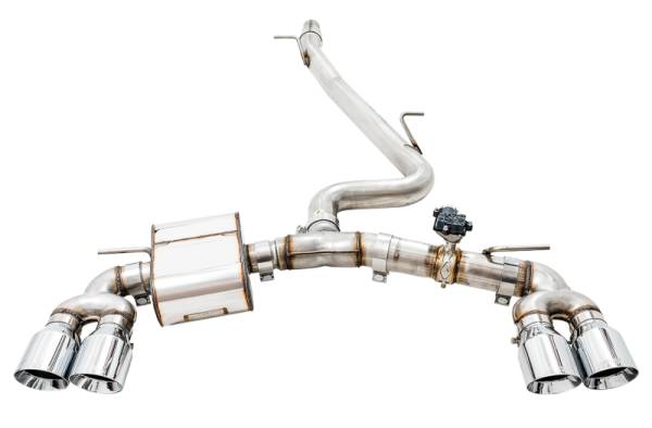 AWE Tuning - AWE Tuning Volkswagen Golf R MK7.5 SwitchPath Exhaust w/Chrome Silver Tips 102mm