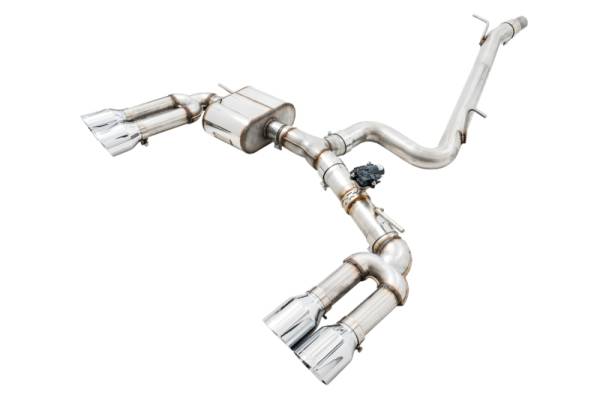 AWE Tuning - AWE Tuning Audi 8V S3 SwitchPath Exhaust w/Chrome Silver Tips 102mm