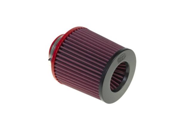 BMC - BMC Twin Air Universal Conical Filter w/Carbon Top - 76mm ID / 140mm H - FBTW76-140C