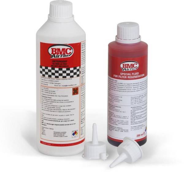 BMC - BMC Complete Filter Washing Kit - 500ml Detergent & 250ml Oil Bottle - WA250-500