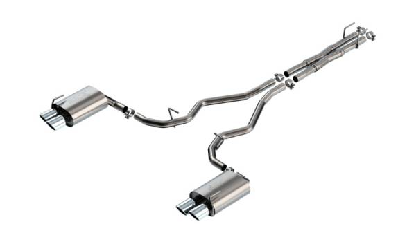 Borla - Borla 19-22 Ford Explorer 3.0L V6 AT AWD 4DR 2.25in ATAK Catback Exhaust - Chrome Tip