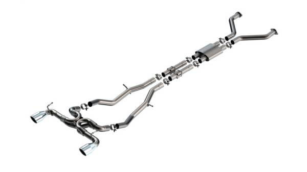 Borla - Borla 23-24 Nissan Z 2.5in ATAK Cat Back Exhaust 4.5in Tip - Stainless Steel