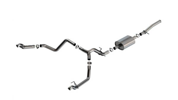 Borla - Borla 2023 GMC Sierra 1500(Non-USDM) 5.3L V8 AT 2/4WD 2DR REG CAB WB126 3in S-Type Catback Exhaust