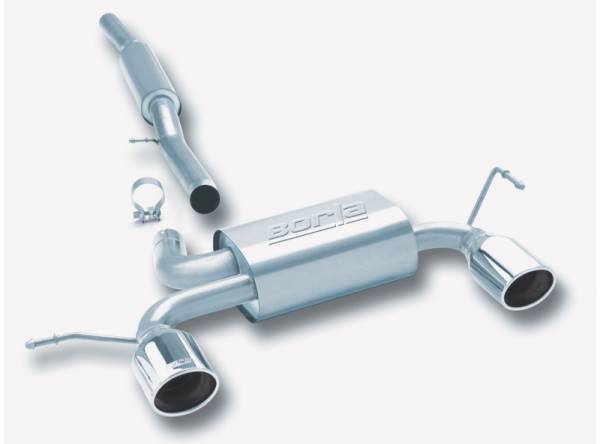 Borla - Borla 01-06 Audi TT Quattro 1.8T 225HP MT AWD 2dr Single Split Rear Exit SS Catback Exhaust