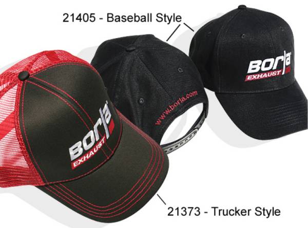 Borla - Borla Black Baseball Style Cap with Borla Logo - Fits All Sizes - 21405