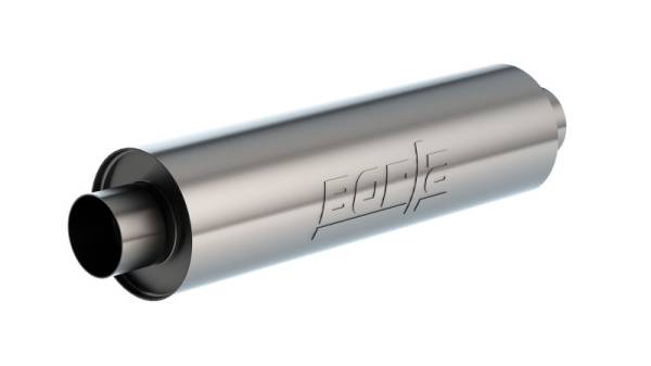 Borla - Borla Universal Muffler 6.75 X 24.00in LG. X 3.53 I.D. w/Nipples, Un-notched , OAL 29.00in