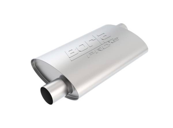 Borla - Borla Pro-XS 2.25in Tubing 14in x 4in x 9.5in Oval Offset/Offset Muffler