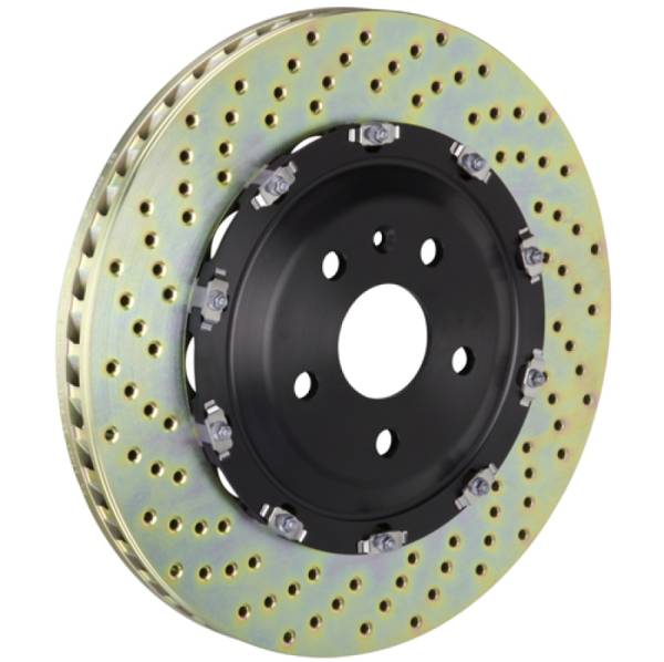 Brembo - Brembo 08-16 R8 4.2/5.2 Excl CC Brake Front 2-Piece Discs 380x34 2pc Rotor Drilled - 101.9003A