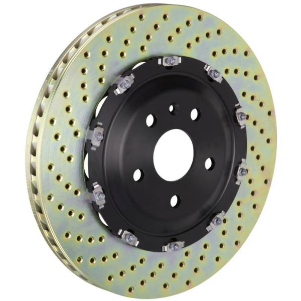 Brembo - Brembo 06-08 RS4 Front 2-Piece Discs 380x34 2pc Rotor Drilled - 101.9006A