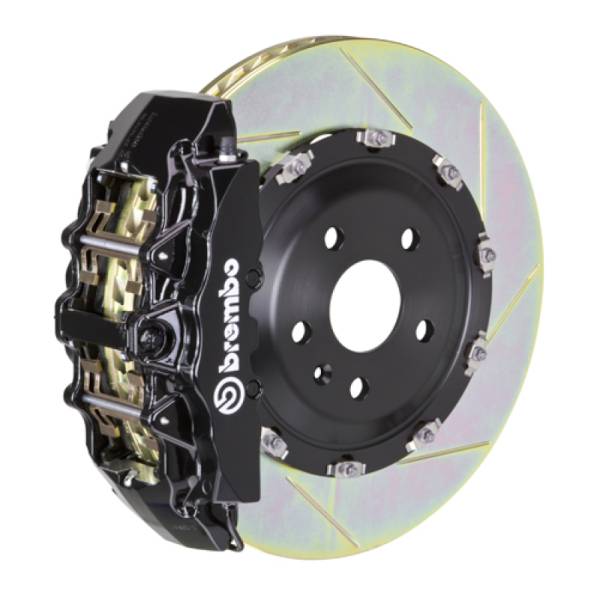 Brembo - Brembo 00-06 Suburban Front GT BBK 8 Piston Cast 380x34 2pc Rotor Slotted Type1-Black - 1G2.9001A1