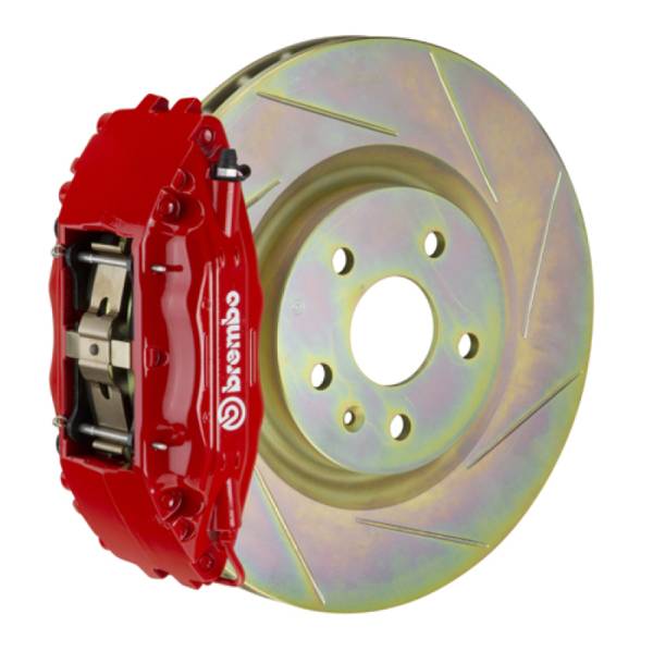 Brembo - Brembo 12-16 FR-S Front GT BBK 4 Piston Cast 2pc 326 x30 1pc Rotor Slotted Type1-Red - 1H5.6005A2