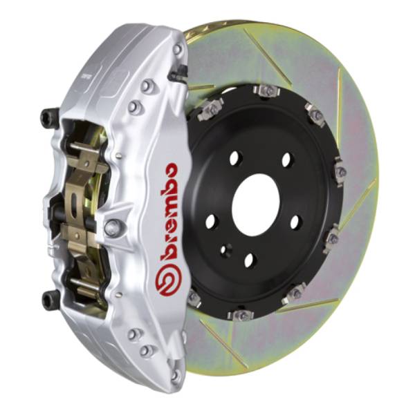 Brembo - Brembo 14-18 1500 Sierra Exc Alum Fr Knuckl Fr GT BBK 6Pis Cast 2pc 380x34 2pc Rtr Slot Type1-Silv - 1J2.9017A3