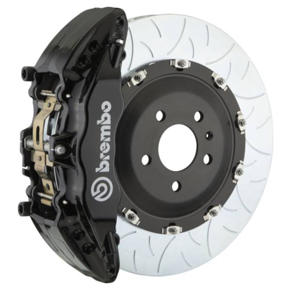 Brembo - Brembo 05-08 LR3/05-13 Range Rover Sport Fr GT BBK 6Pist Cast 2pc 380x34 2pc Rotor Slot Type3-Black - 1J3.9005A1