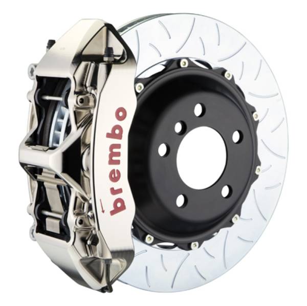 Brembo - Brembo 01-04 996 C4S Front GTR BBK 6 Piston Billet 380x34 2pc Rotor Slotted Type3-Nickel - 1L3.9003AR