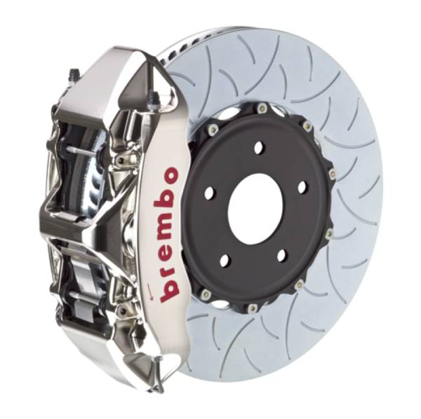 Brembo - Brembo 15-19 Corvette Z06 Excl CC Brakes Fr GTR BBK 6Pis Billet 380x34 2pc Rtr Slot Type3-Nickel - 1L3.9006AR