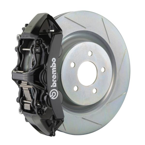 Brembo - Brembo 16+ Camaro LS/LT/SS Front GT BBK 6 Piston Cast 355x32 1pc Rotor Slotted Type1-Black - 1L5.8018A1