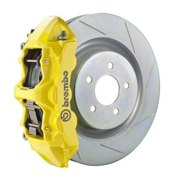 Brembo - Brembo 16+ Camaro LS/LT/SS Front GT BBK 6 Piston Cast 355x32 1pc Rotor Slotted Type1-Yellow - 1L5.8018A5