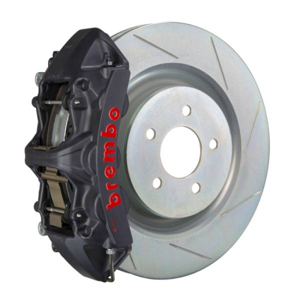 Brembo - Brembo 16+ Camaro LS/LT/SS Front GTS BBK 6 Piston Cast 355x32 1pc Rotor Slotted Type1-Black HA - 1L5.8018AS